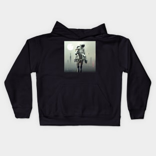 Astronaut and Horse Kids Hoodie